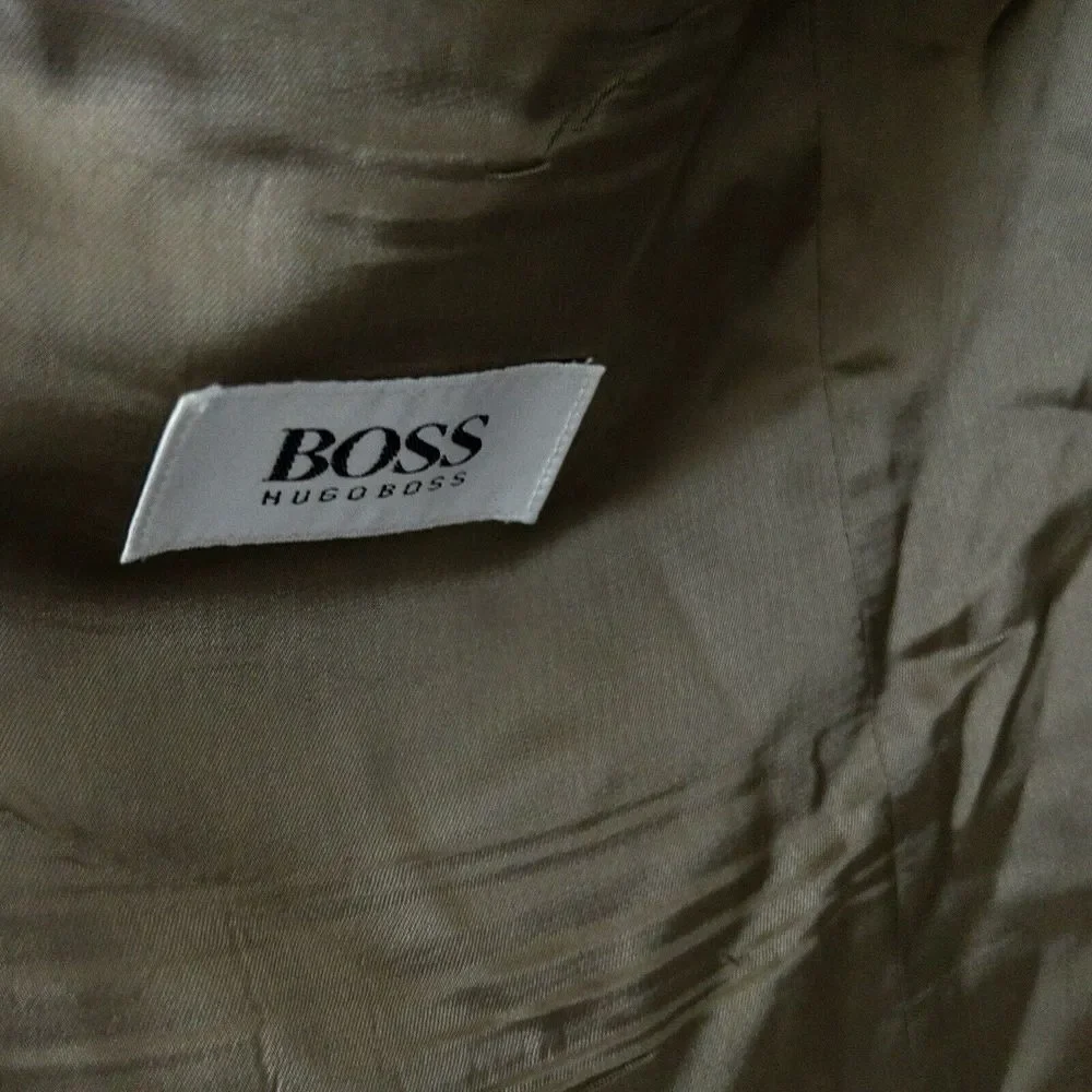 Vintage Hugo Boss‎ Sports Coat 100% Wool Swiss Made Mens 40R